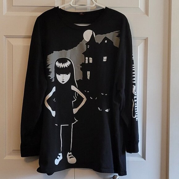Washed Never Worn Dolls Kill X Emily The Strange L/S T-shirt - Picture 1 of 5
